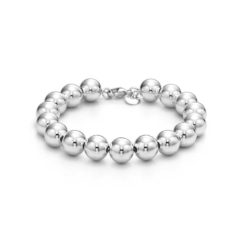COPY - Authentic Ladies Tiffany & Co. Sterling Silver .925 Bead Hardware Ball B…